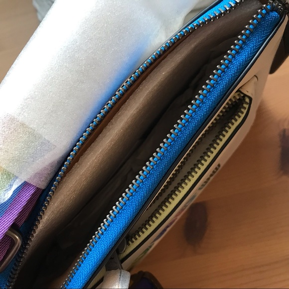 🌈 Coach Holden Crossbody With Rainbow Coin Case *Special Edition* ❤️ - Picture 11 of 14